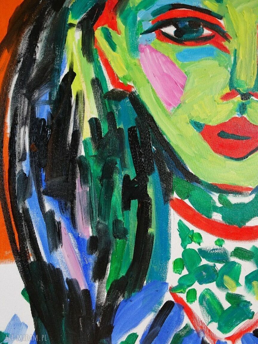 Obraz olejny w stylu ekspresjonizmu na zamówienie ręcznie malowane dzieło | art Madam.pl