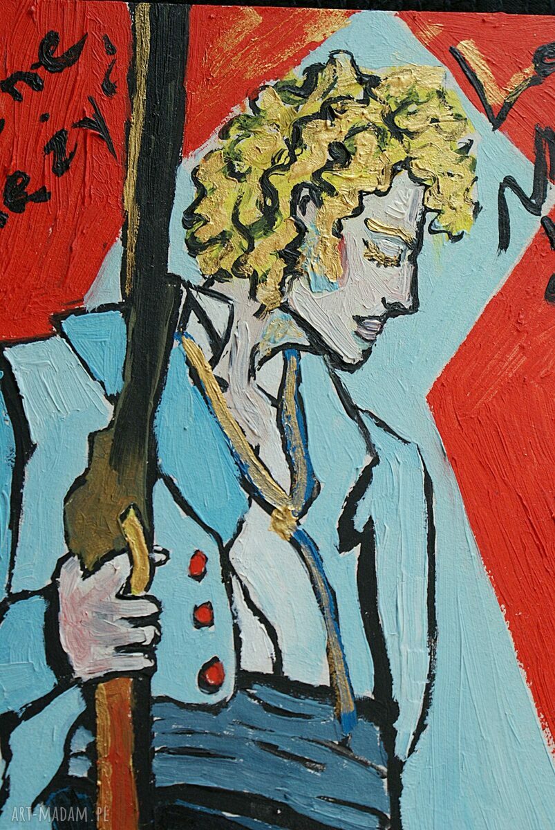 Obraz olejny Enjolras Nędznicy Les Misérables do salonu (edycja limitowana)