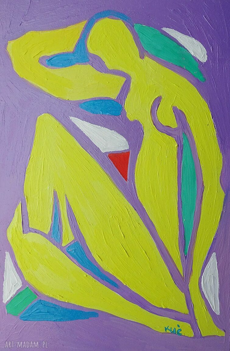 Obraz olejny fowizm akt Matisse A4 art Madam.pl