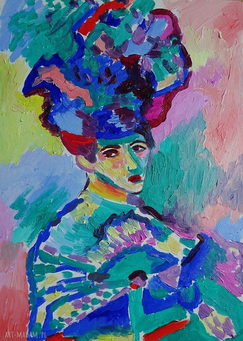 Obraz olejny na zamówienie inspirowany Henri Matisse