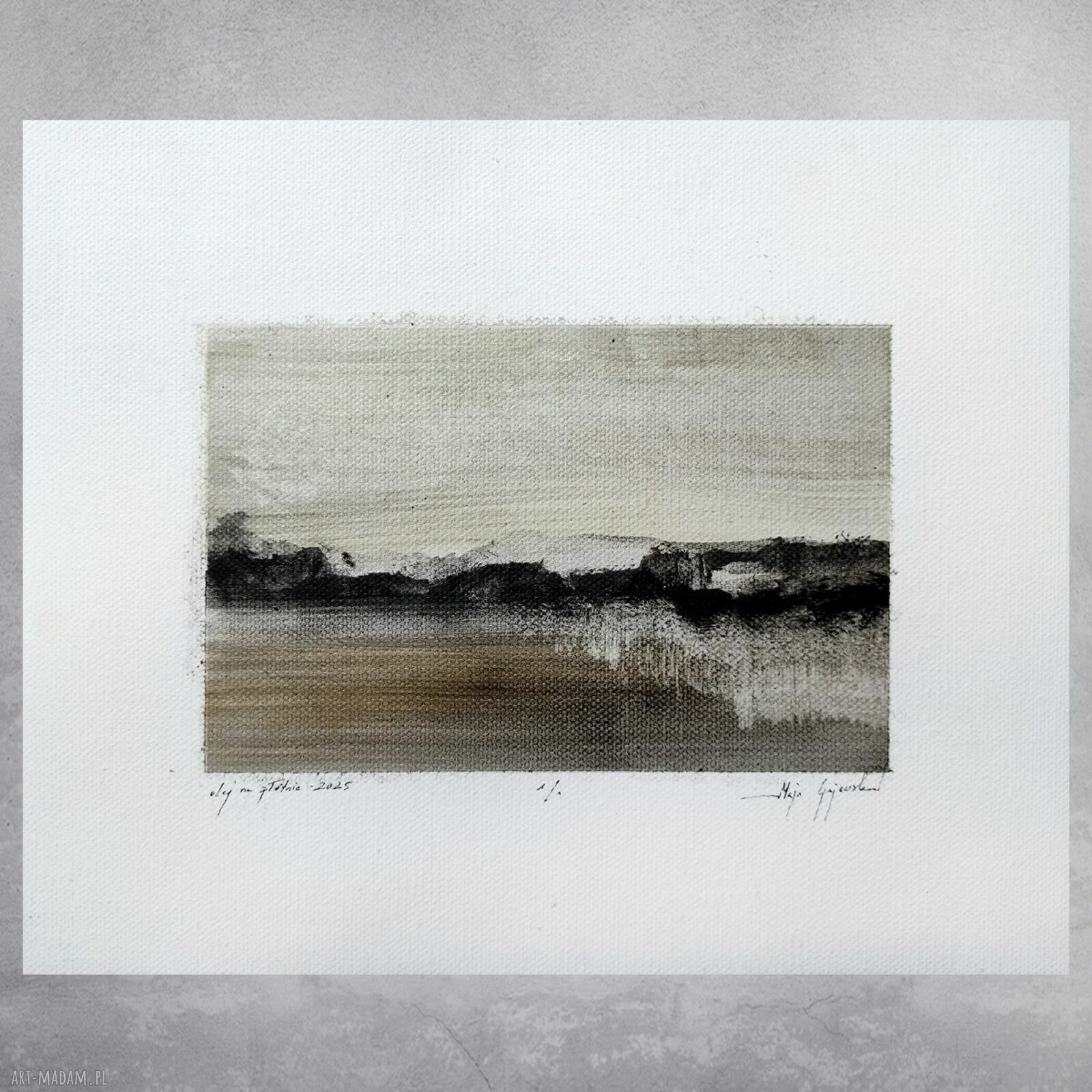Obraz olejny - Pejzaż w sepii 40 x 50 cm nr 14