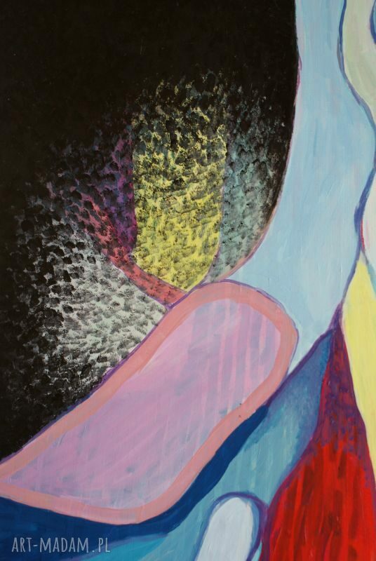 Obraz olejny na płótnie 100x70 cm - Abstrakcja Portret Hiszpanki