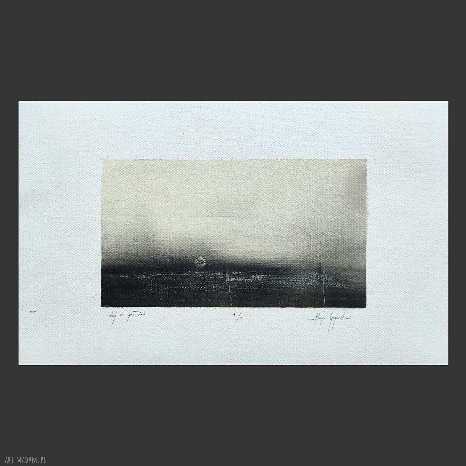 Obraz olejny Pejzaż 40x50 cm nr 4 w sepii - dekoracja do salonu
