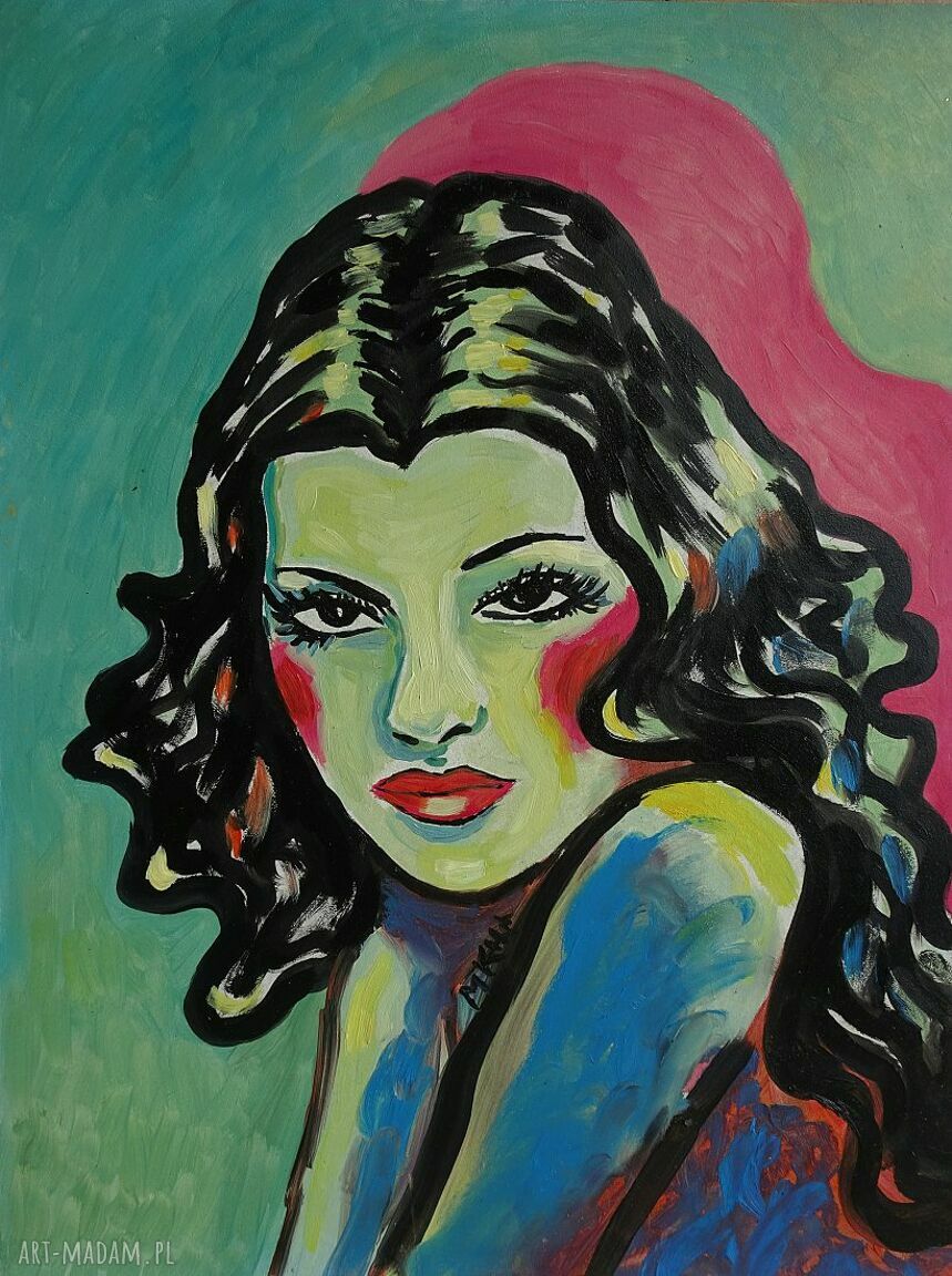 Obraz olejny na zamówienie "Rita Hayworth - Gilda" | Edycja limitowana