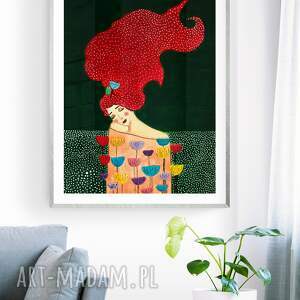 margo art obraz - plakat 40 x 60 w zieleni