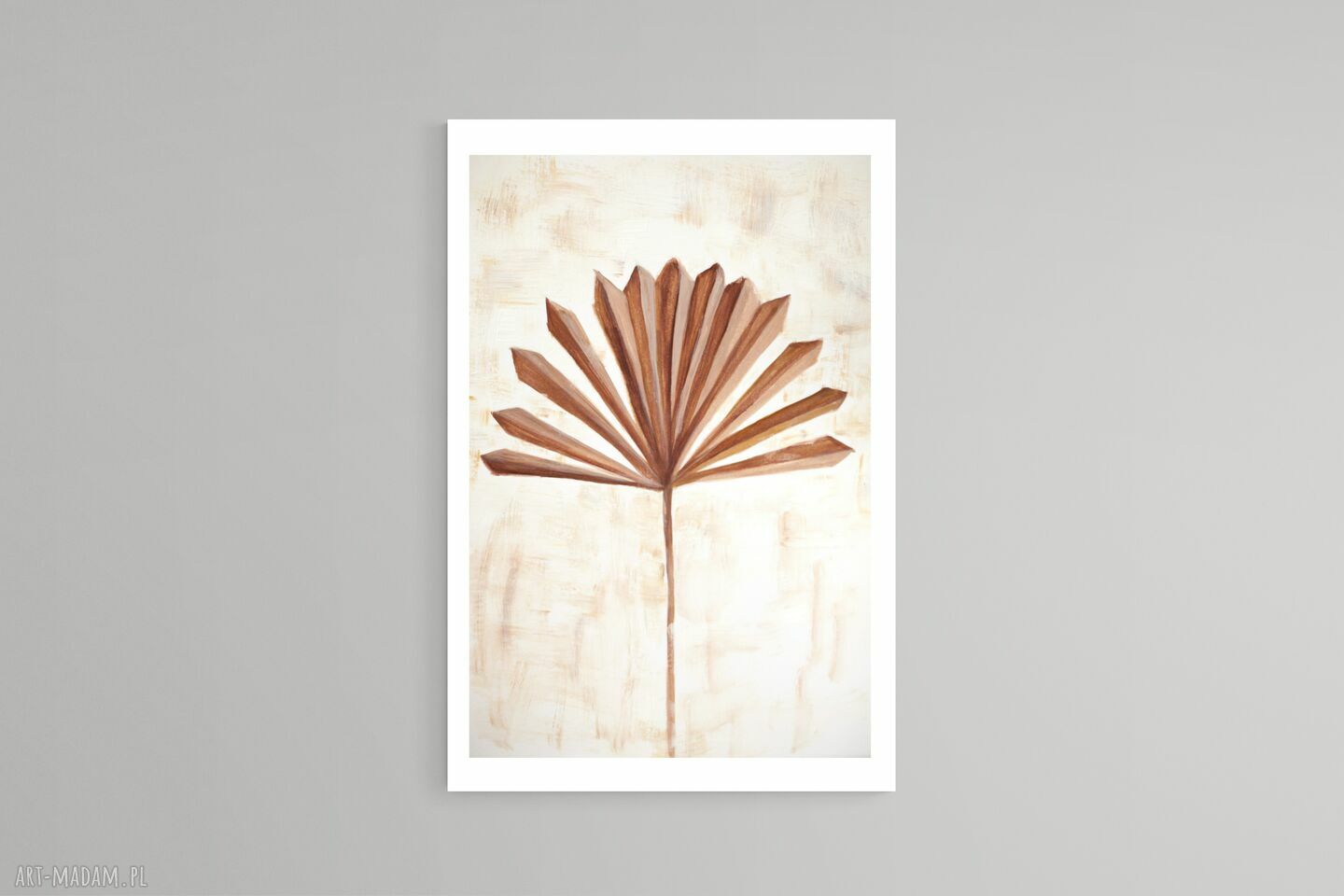 Boho plakat 70x100 cm z liśćmi - Margo art (wydruk)