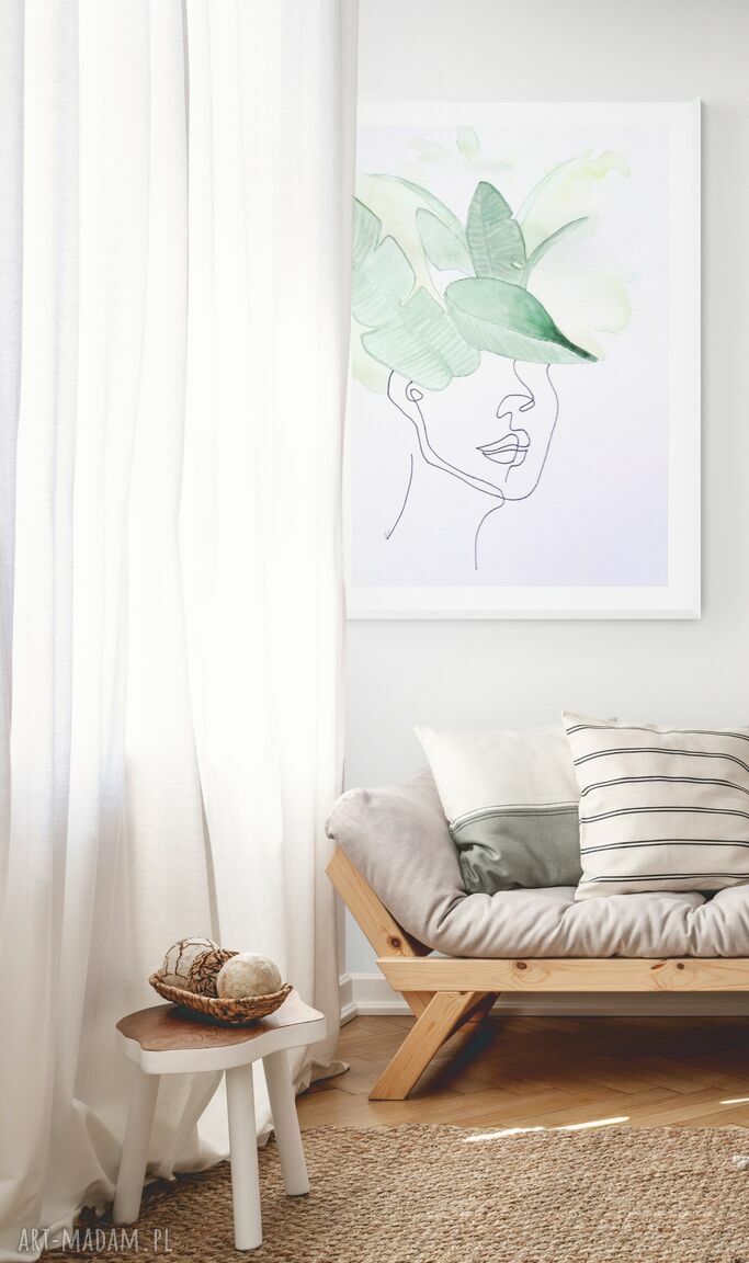 Obraz - plakat 70 x 100 "Głowa pełna marzeń"