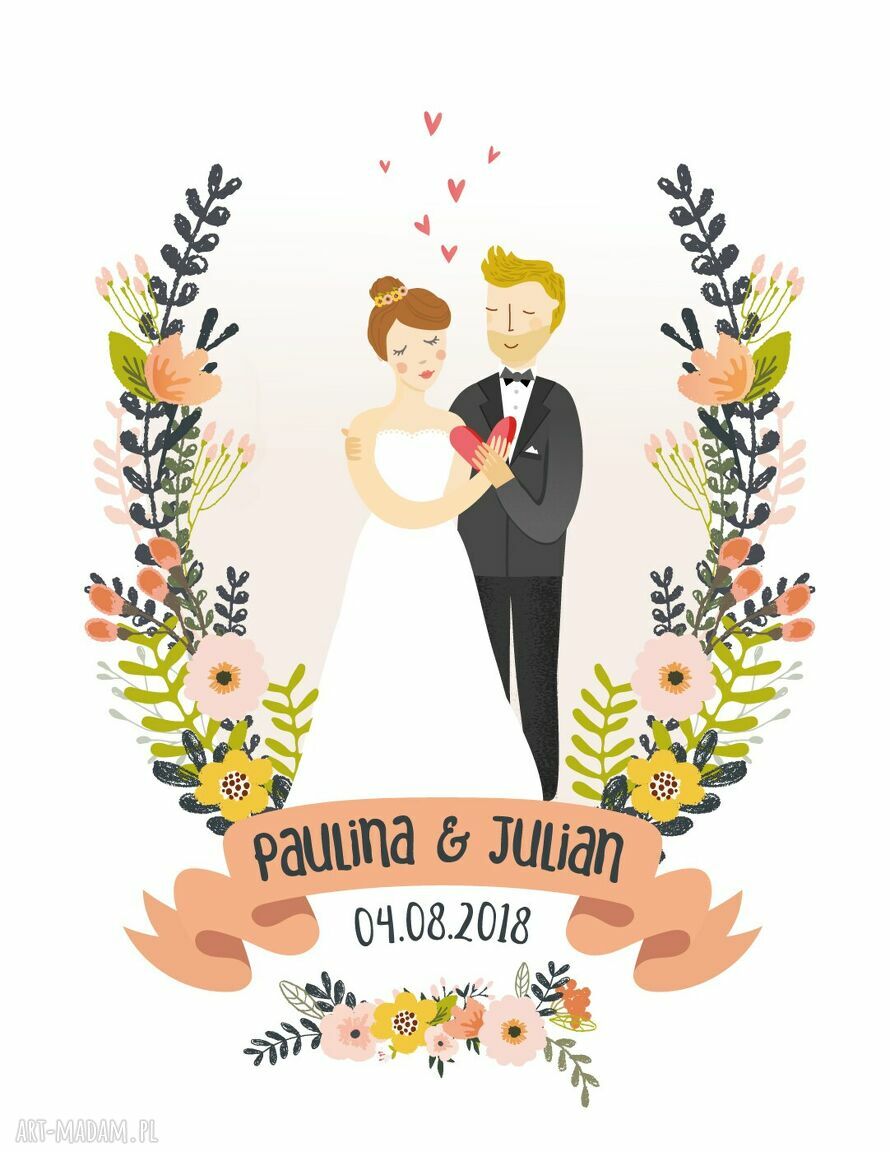 Obraz portret pary młodej 30x40 obraz na płotnie