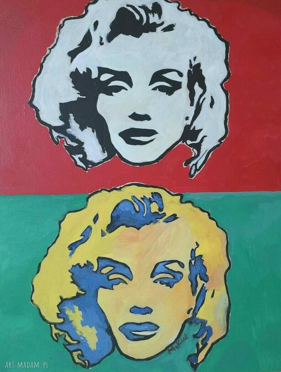 Obraz portret Marilyn Monroe Industrial - akryl na płycie 30x40 cm