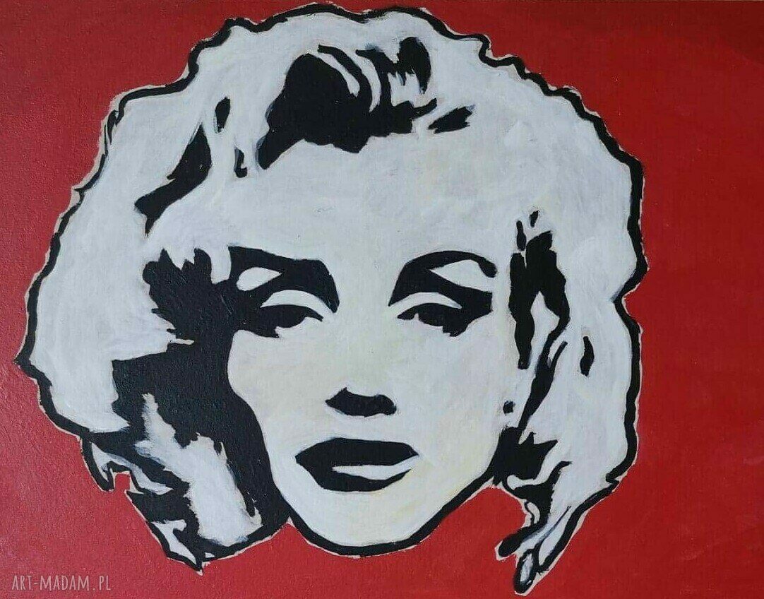 Obraz portret Marilyn Monroe Industrial - akryl na płycie 30x40 cm