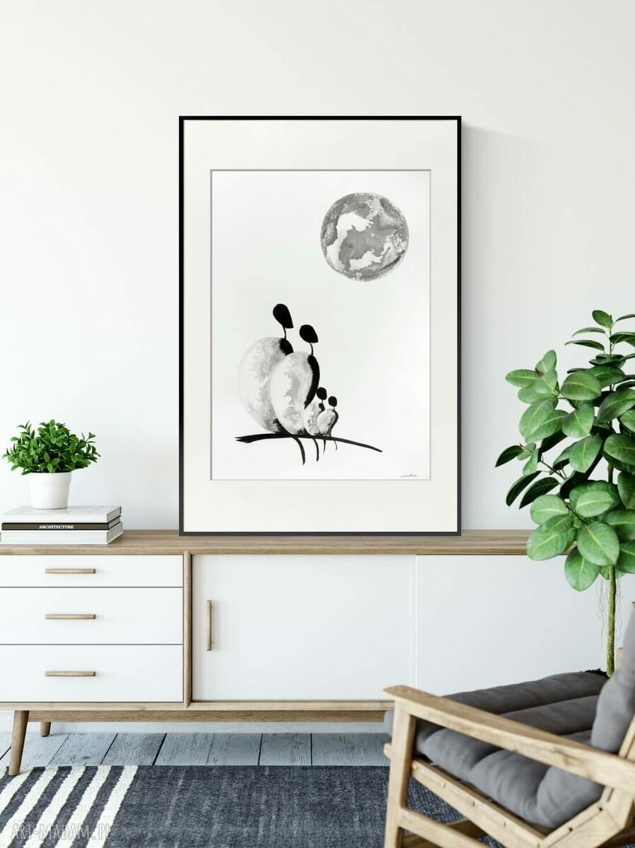 Nowoczesny obraz ręcznie malowany 50x70 cm - wyjątkowa dekoracja do Twojego wnętrza