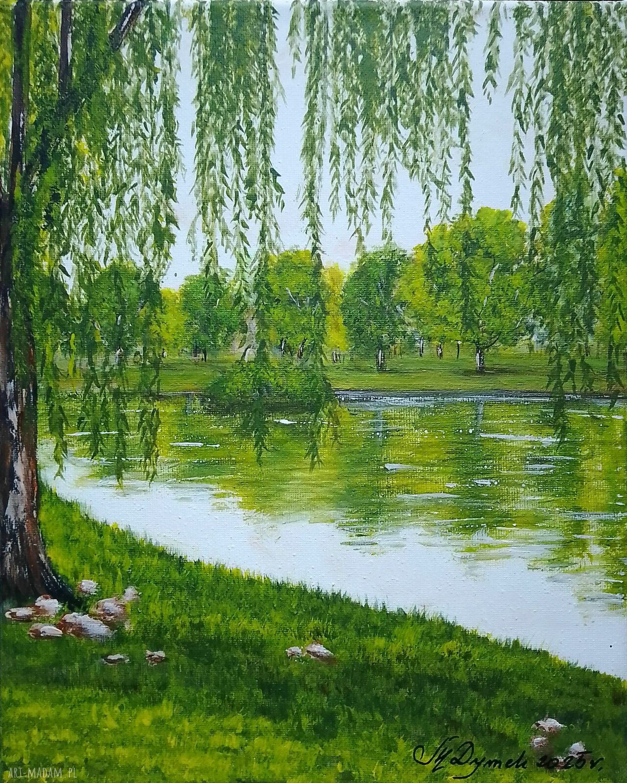 Obraz akrylowy „W parkowym bluszczu 2” 30x24 cm