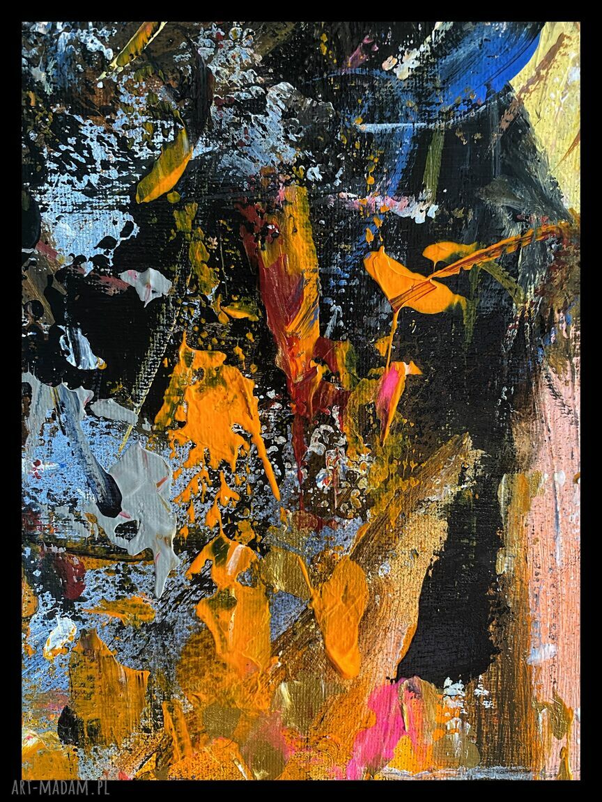 Nathalie 70x50 - obraz ręcznie malowany akryl na płótnie, portret kobiety