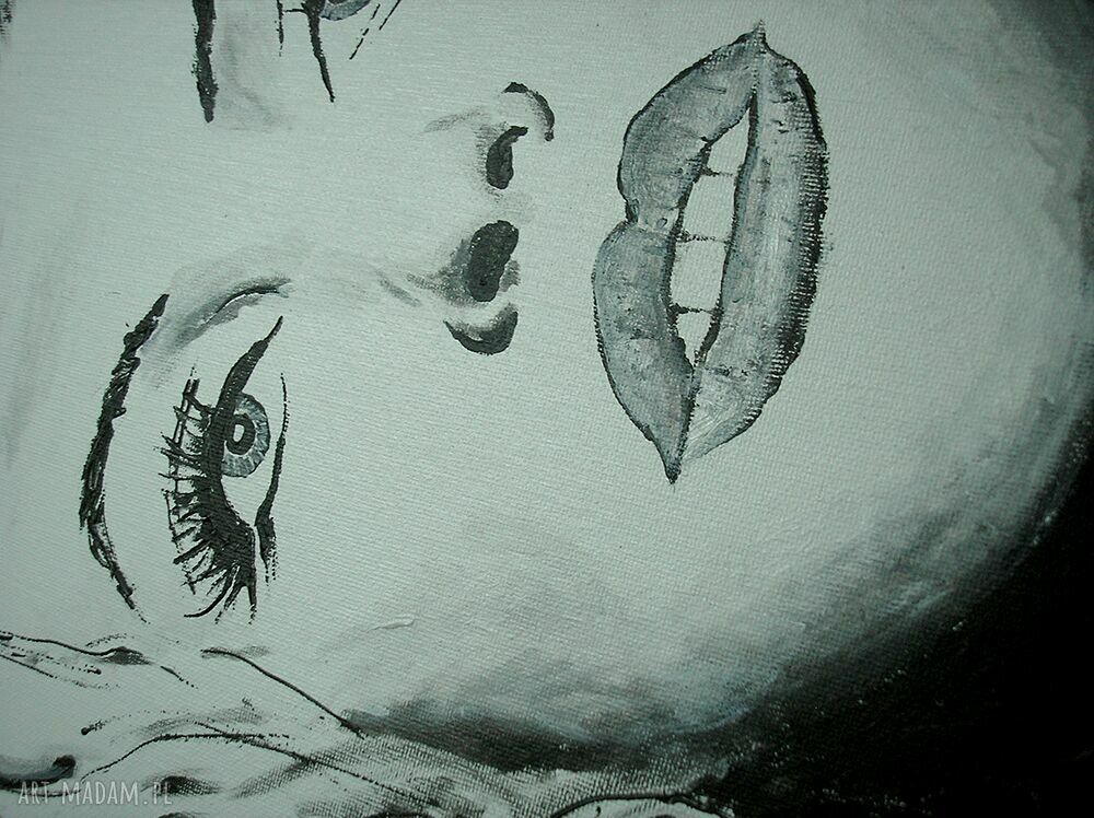Marylin Monroe - obraz ręcznie malowany na płótnie 70x50 cm, gotowy do zawieszenia