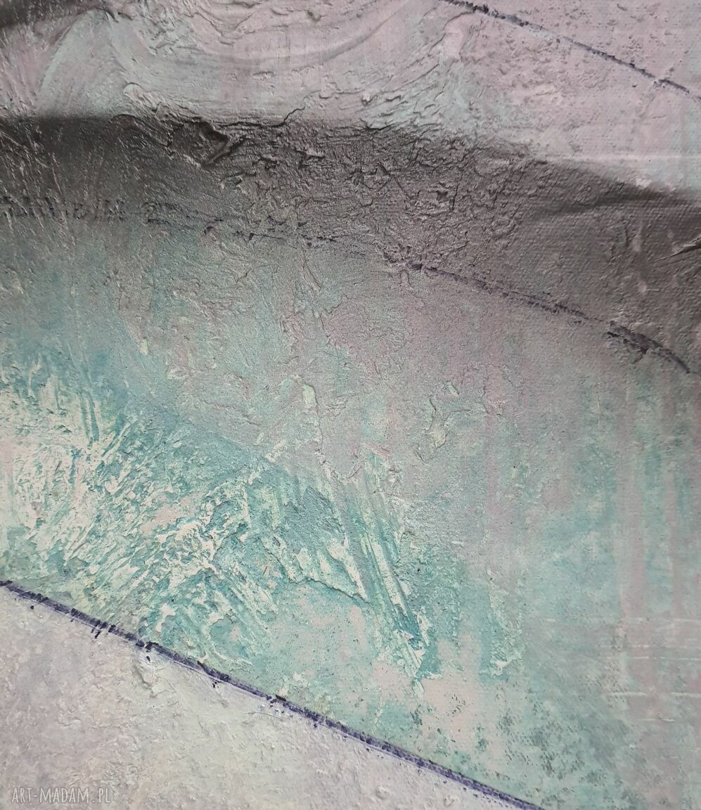 Ręcznie malowany dyptyk 2x60x80 cm - geometryczna kompozycja barw
