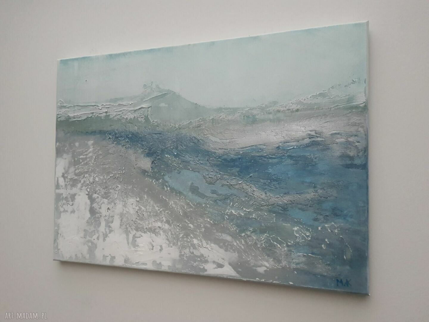 Siła Natury - obraz ręcznie malowany na płótnie 70x100 cm z akrylu i struktury