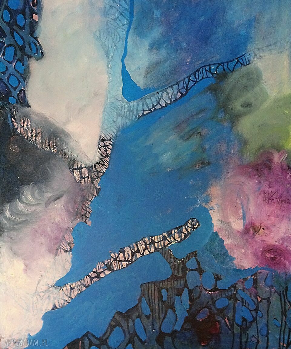Obraz surrealistyczny ręcznie malowany olejem na blejtramie (edycja limitowana)