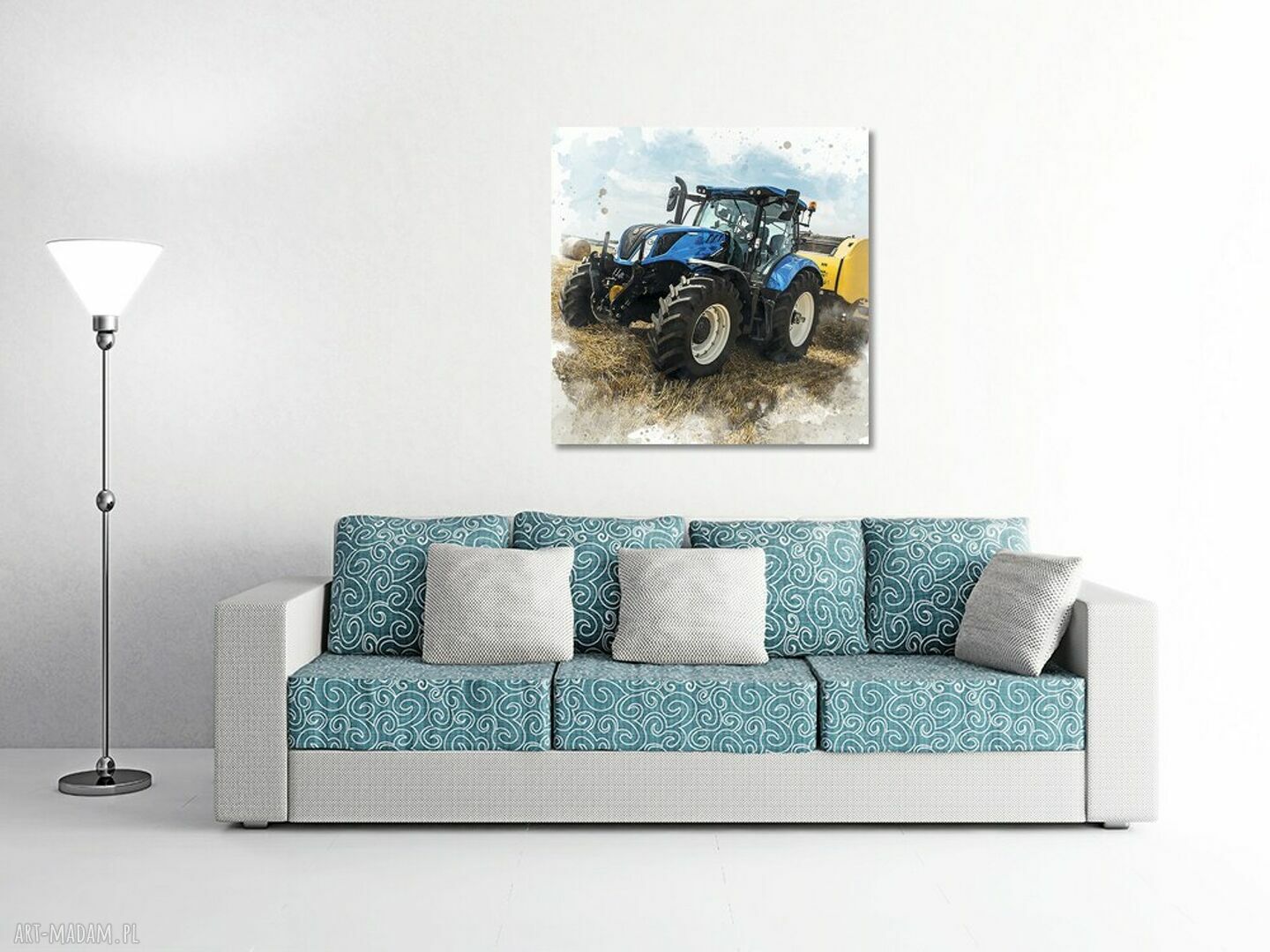 Obraz Traktor 3 40x40 cm na prezent dla rolnika