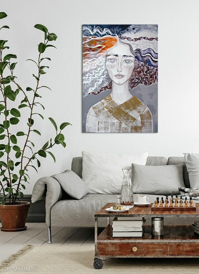 Obraz na płótnie 50x70 cm „Rozwiane marzenia”