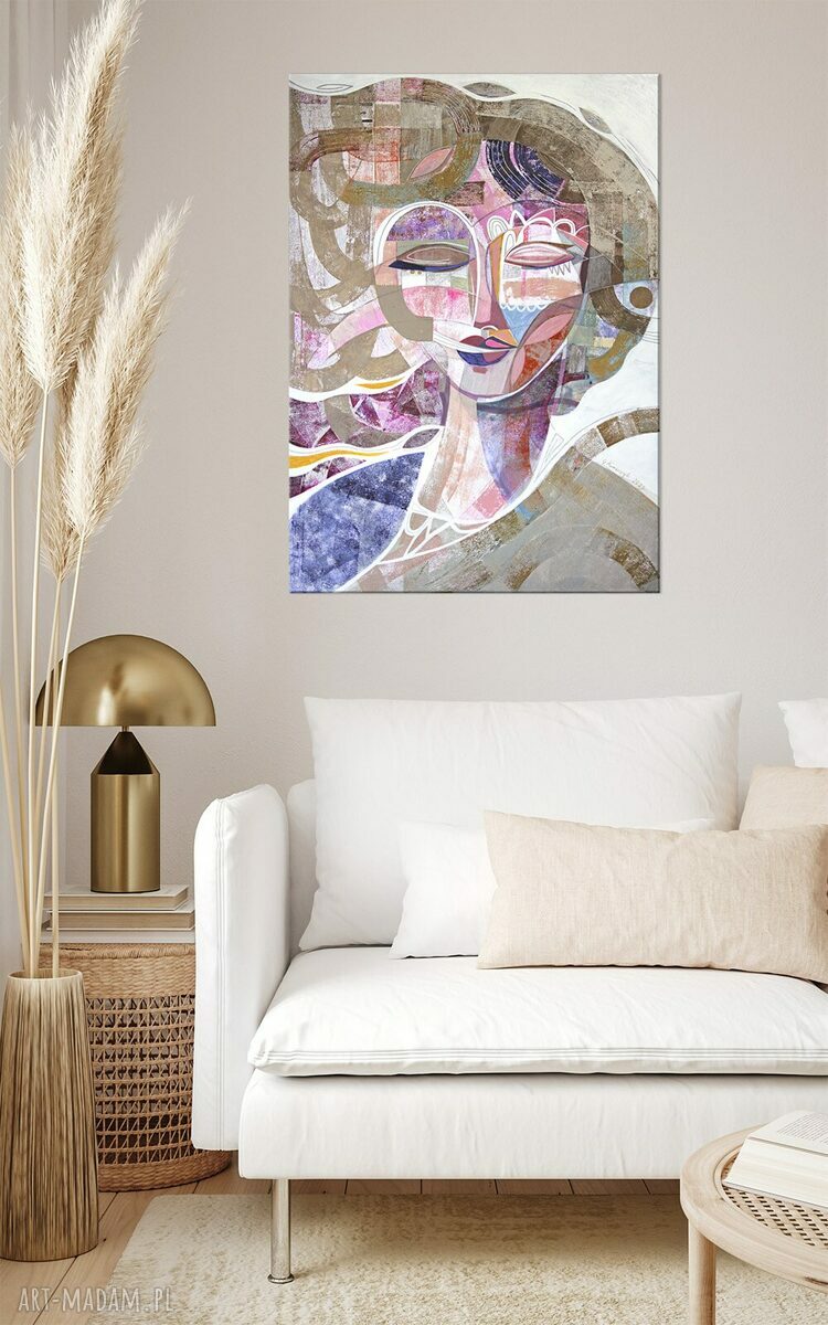 Obraz 50x70 cm „Śpiąca królewna” - wydruk na matowym płótnie