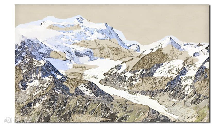 Obraz XXL Góry 1 120x70 cm na płótnie - gotowy do powieszenia