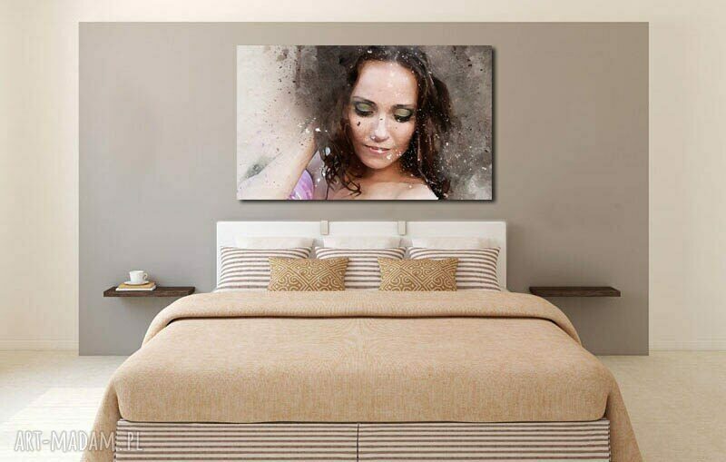 Obraz XXL Kobieta 21 - 120x70 cm, design na płótnie Canvas