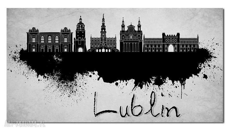 Obraz XXL Miasto Lublin 3 120x70 cm na płótnie - Lublin