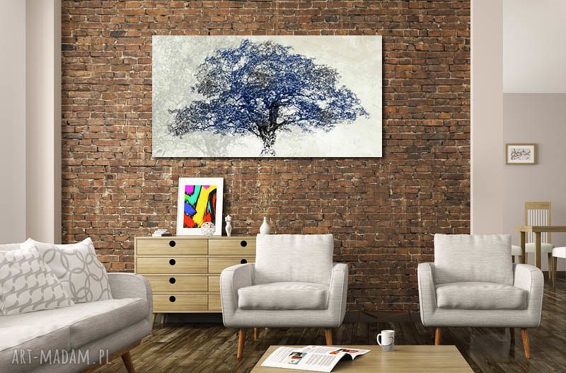 Obraz XXL Drzewo Granat 170x100 cm na płótnie - gotowy do wieszenia