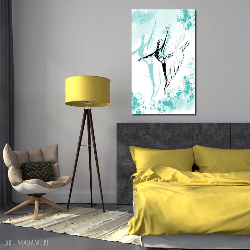 Obraz XXL Baletnica 9 70x120 cm na płótnie - tancerka