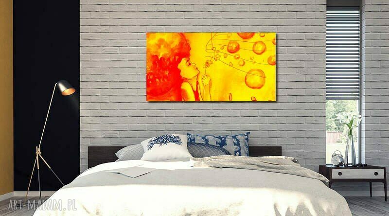 Obraz kobieta XXL 120x70 cm na płótnie Canvas - gotowy do powieszenia