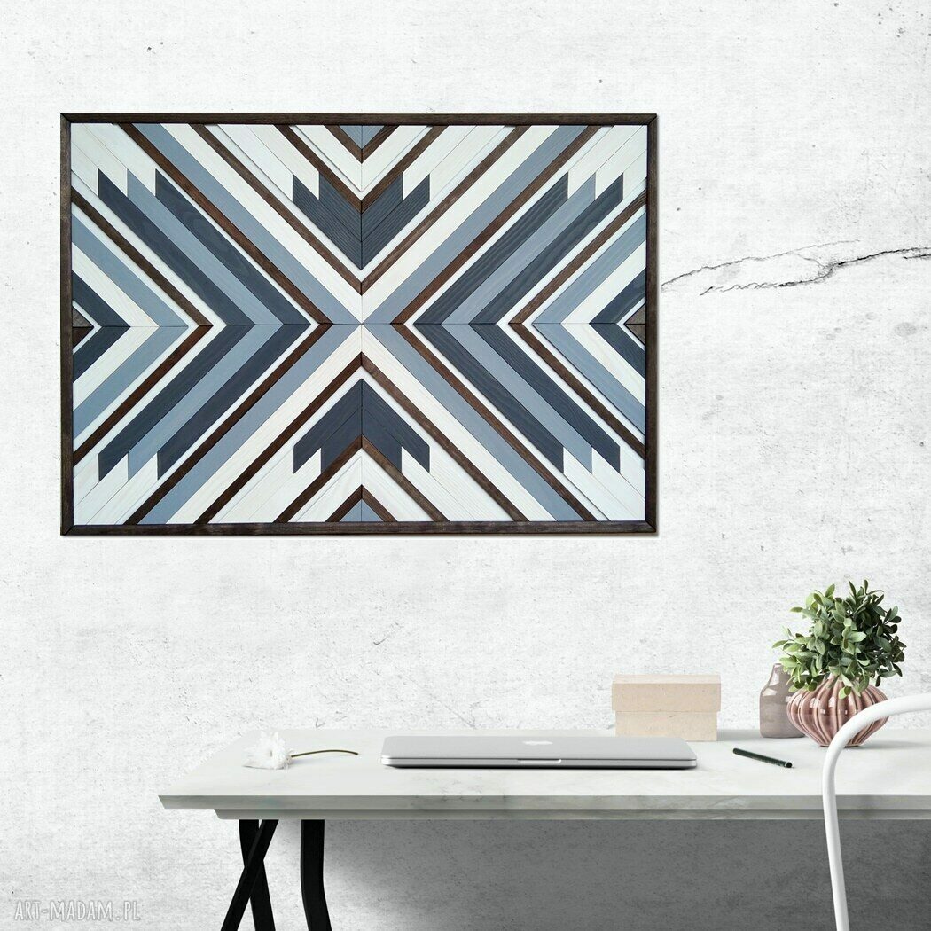 Obraz z drewna „Arizona” - dekoracja ścienna 90x64 cm