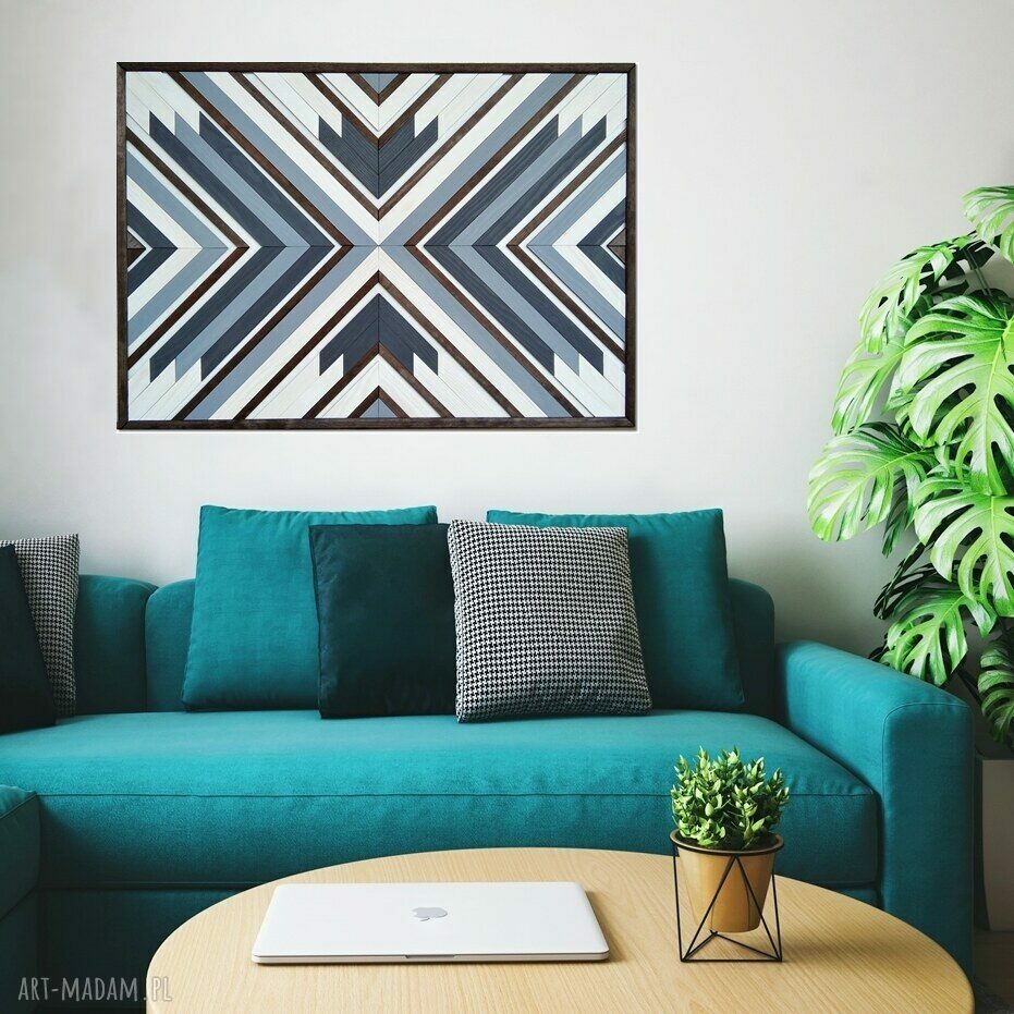 Obraz z drewna „Arizona” - dekoracja ścienna 90x64 cm