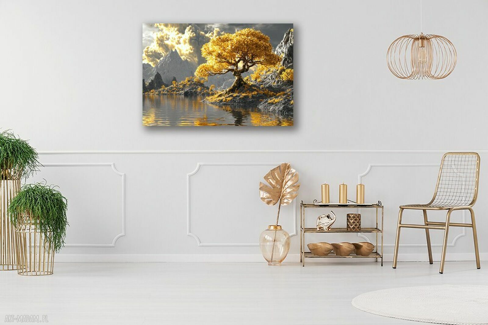 Nowoczesny obraz kobiety 120x80 cm do salonu w stylu loft