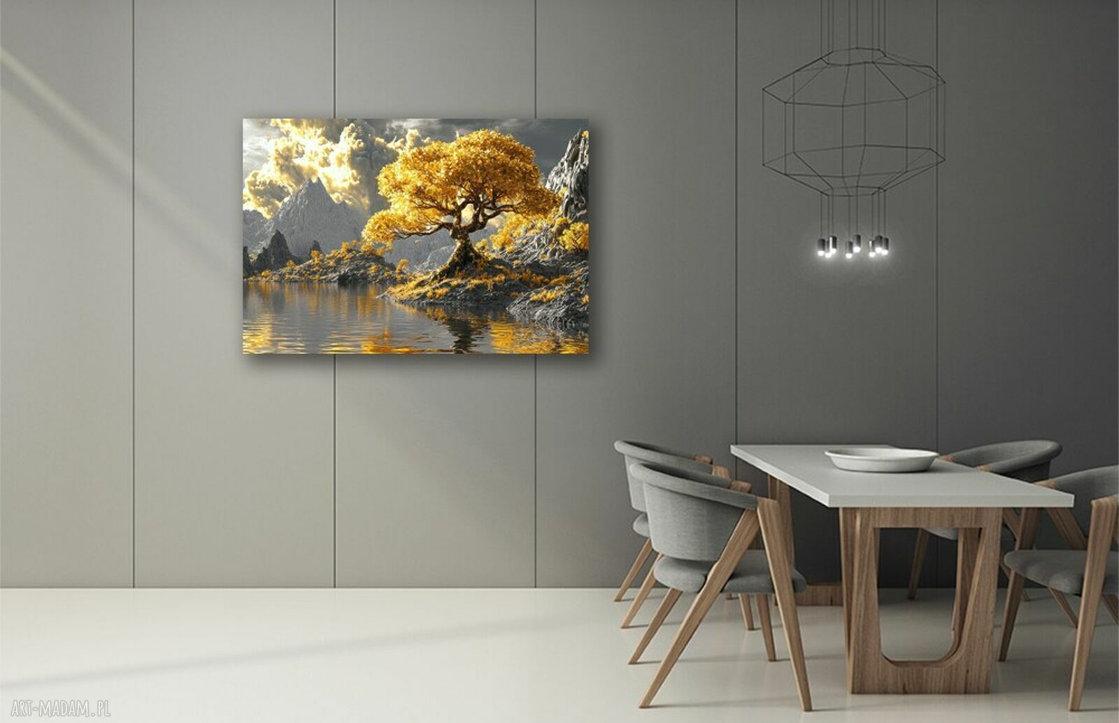 Nowoczesny obraz kobiety 120x80 cm do salonu w stylu loft