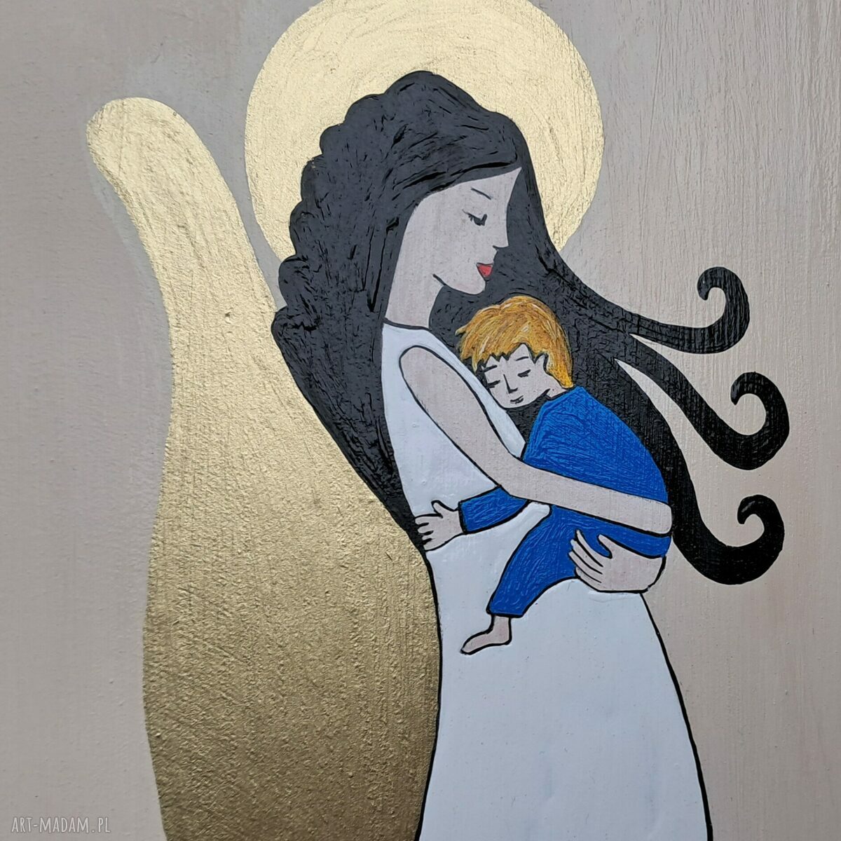 Obrazek pamiątka Chrztu Świętego dla chłopczyka