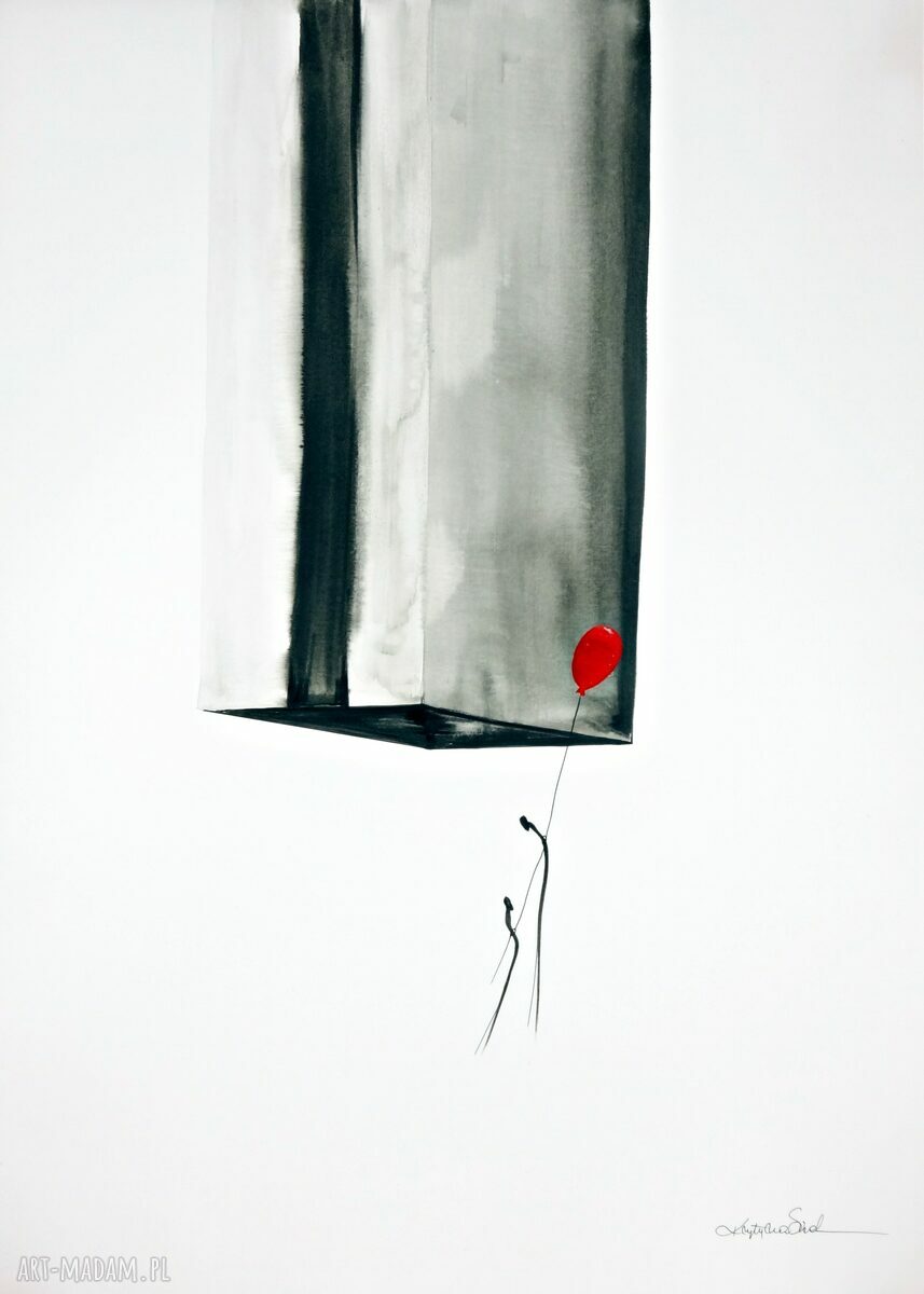 zestaw 2 grafik 50X70 cm wykonanych ręcznie, abstrakcja, elegancki minimalizm, obraz do salonu Hand Made