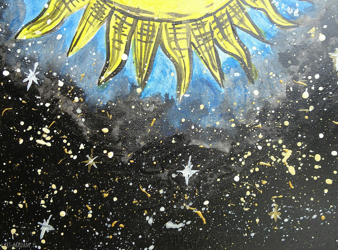 Obraz do salonu Astrologia akryl na płycie A4, limitowana edycja