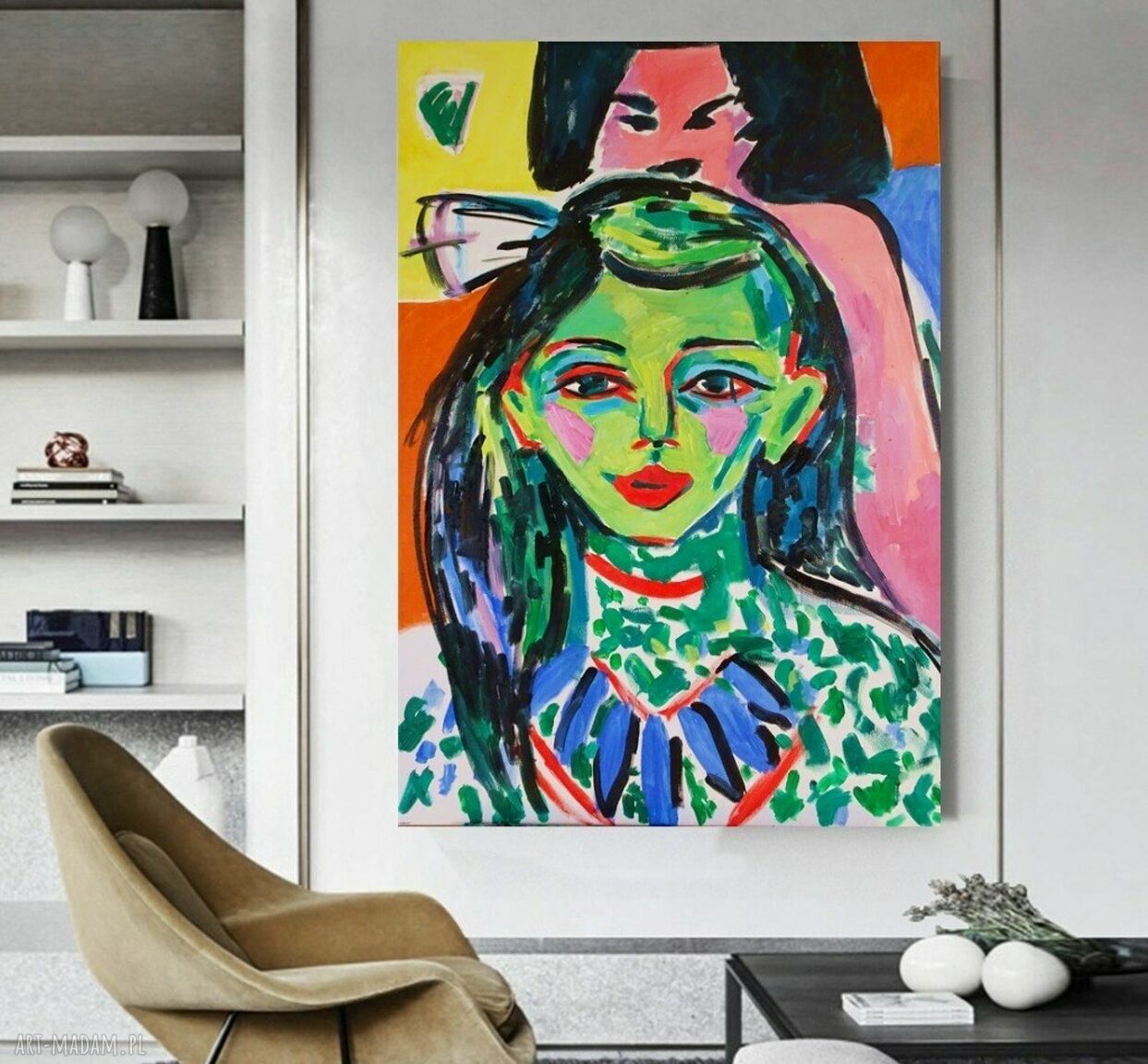 Obraz olejny w stylu ekspresjonizmu na zamówienie - ręcznie malowane dzieło | art-Madam.pl