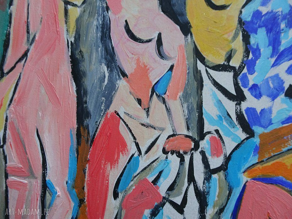 Obraz Pablo Picasso „Panny z Awinion” na zamówienie do salonu ręcznie inspirowany