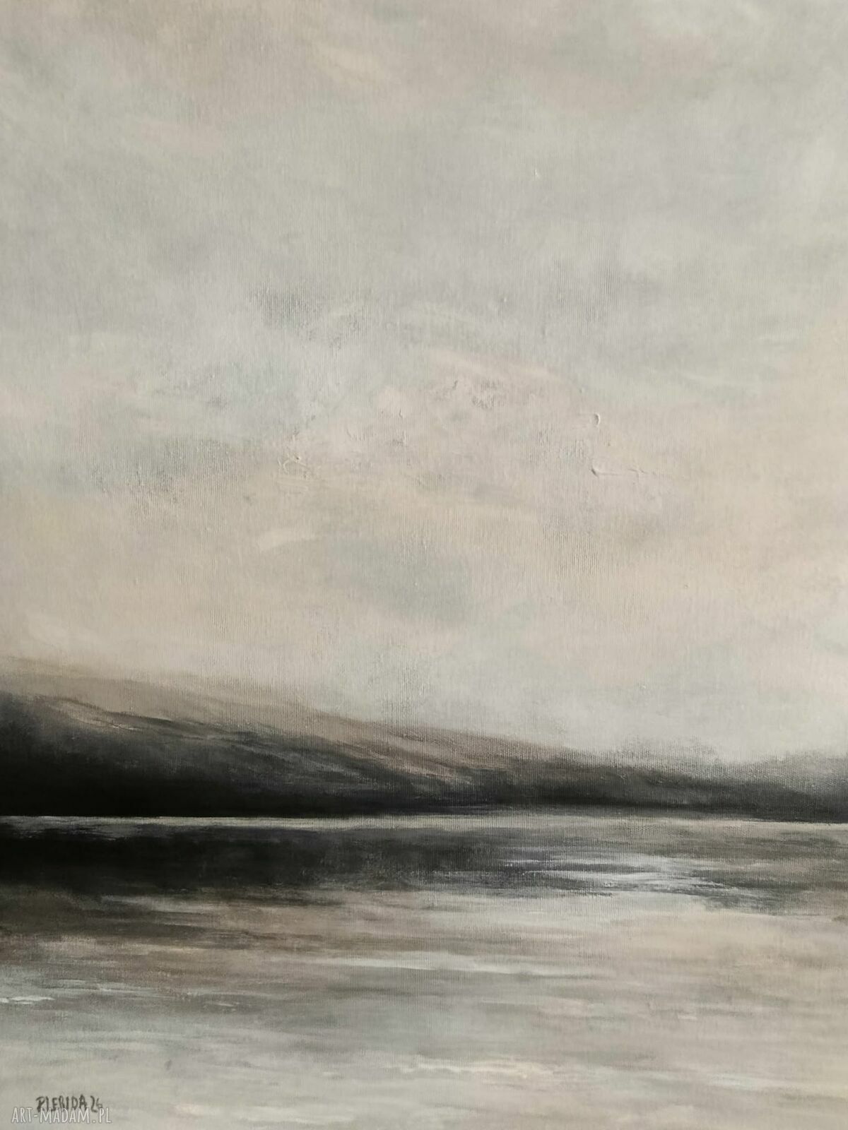Obraz akrylowy 90x90 „Odkrywam nowy dzień” - nowoczesny pejzaż