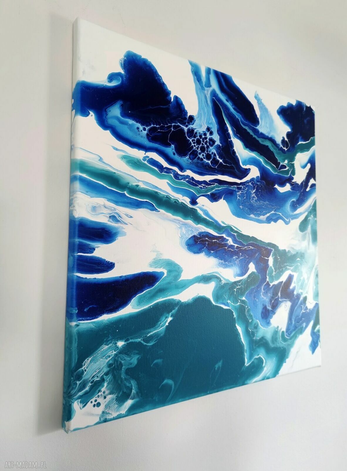 ODWAGA - obraz abstrakcyjny 60x60 cm z akrylu na płótnie
