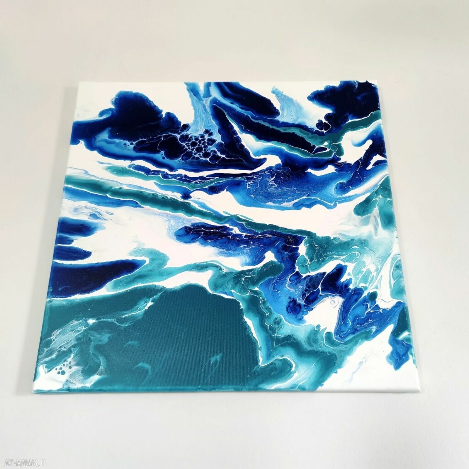 ODWAGA - obraz abstrakcyjny 60x60 cm z akrylu na płótnie