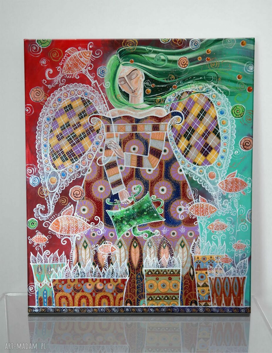 Ogród marzeń - obraz giclee na płótnie Canvas
