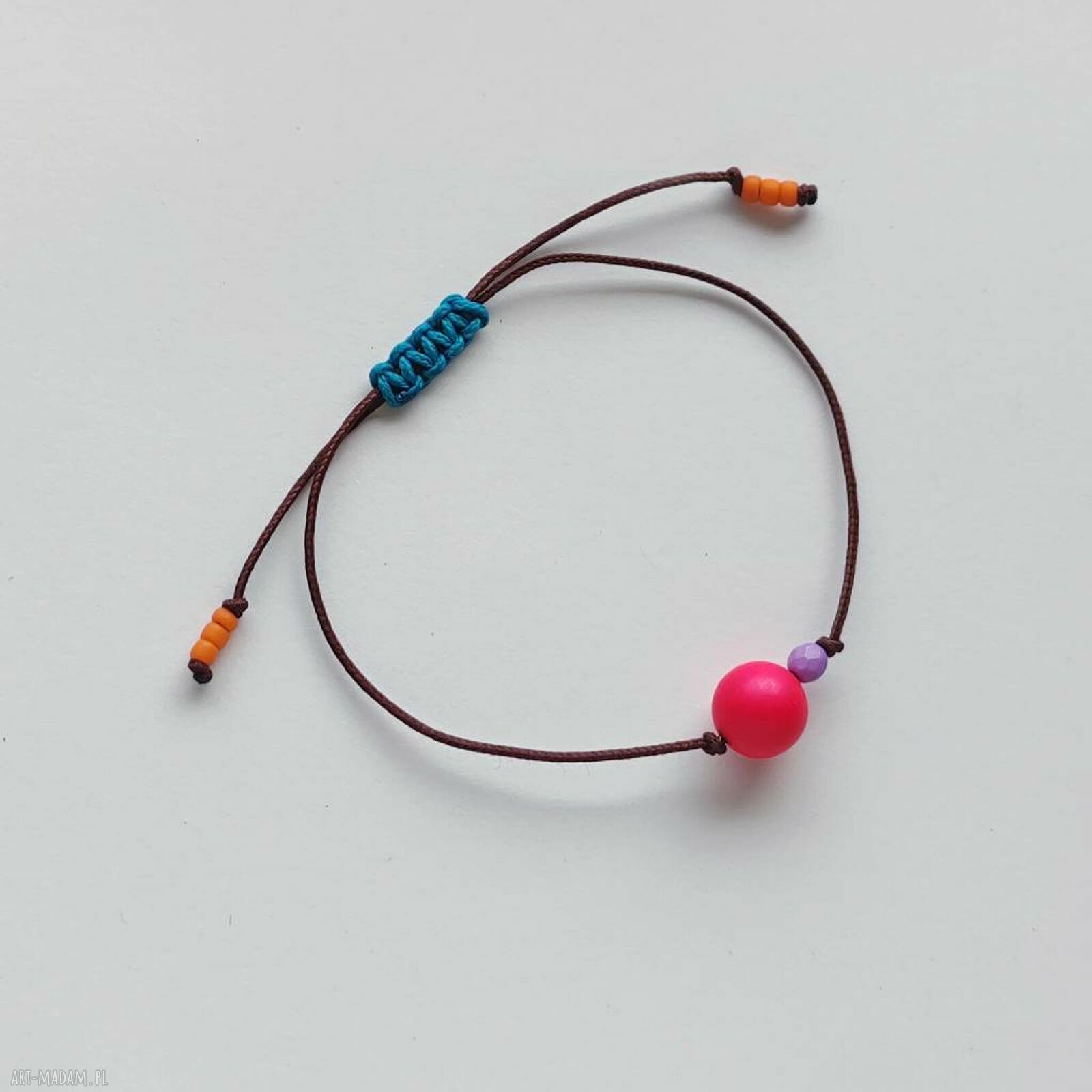 OKRĄG bransoletka - perła Swarovski Elements 10 mm i czeskie koraliki