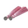 gustowne kolczyki srebro boho antique pink vol. 3 -