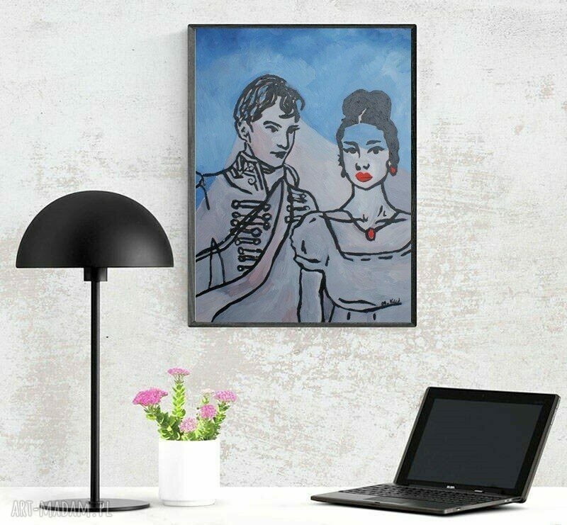 Obraz olejny „Wojna i pokój” Lew Tołstoj - 30 x 40 cm, edycja limitowana