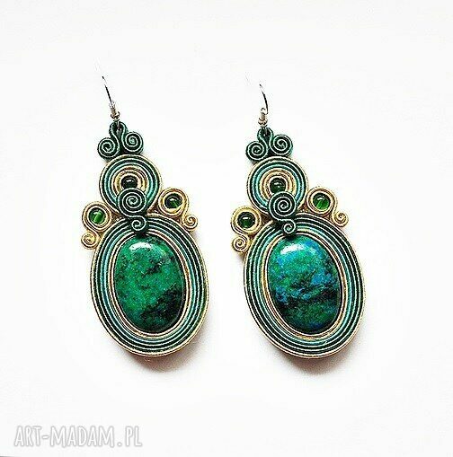 Kolczyki OLIVIA sutasz soutache Decomama