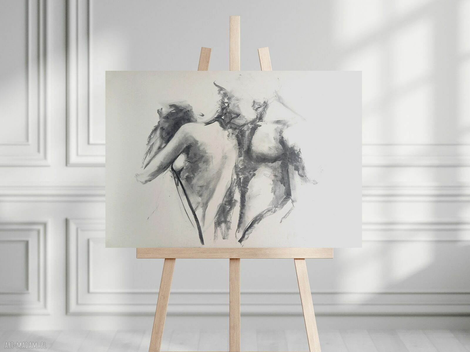 On i Ona - ręcznie sygnowana inkografia Fine Art 100x70 cm