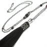 czarne naszyjniki boho /black/ -