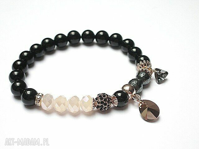 KOLEKCJA RICH BLACK AND ROSE GOLD Ręczne wykonanie